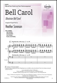Bell Carol TTBB choral sheet music cover Thumbnail